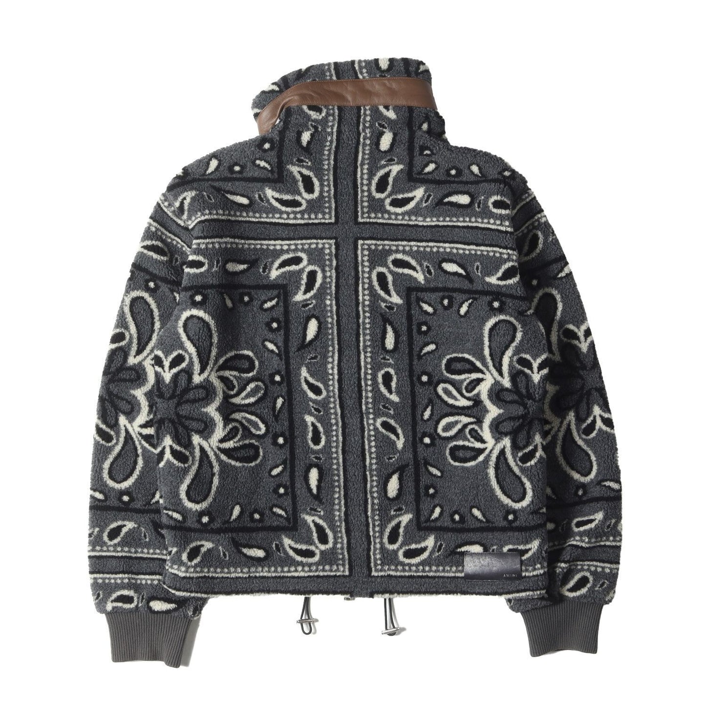 AMIRI Blouson Size S 21AW Printed Bandana Polar Fleece Jacket Men's Used