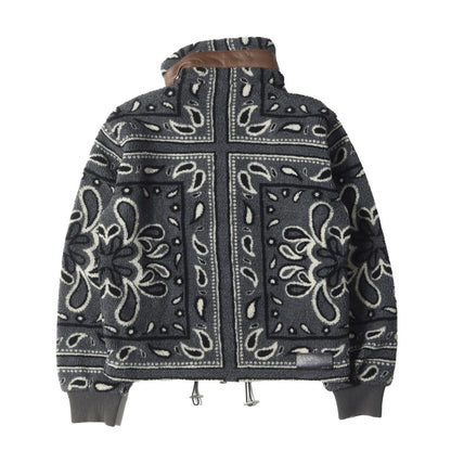 AMIRI Blouson Size S 21AW Printed Bandana Polar Fleece Jacket Men's Used