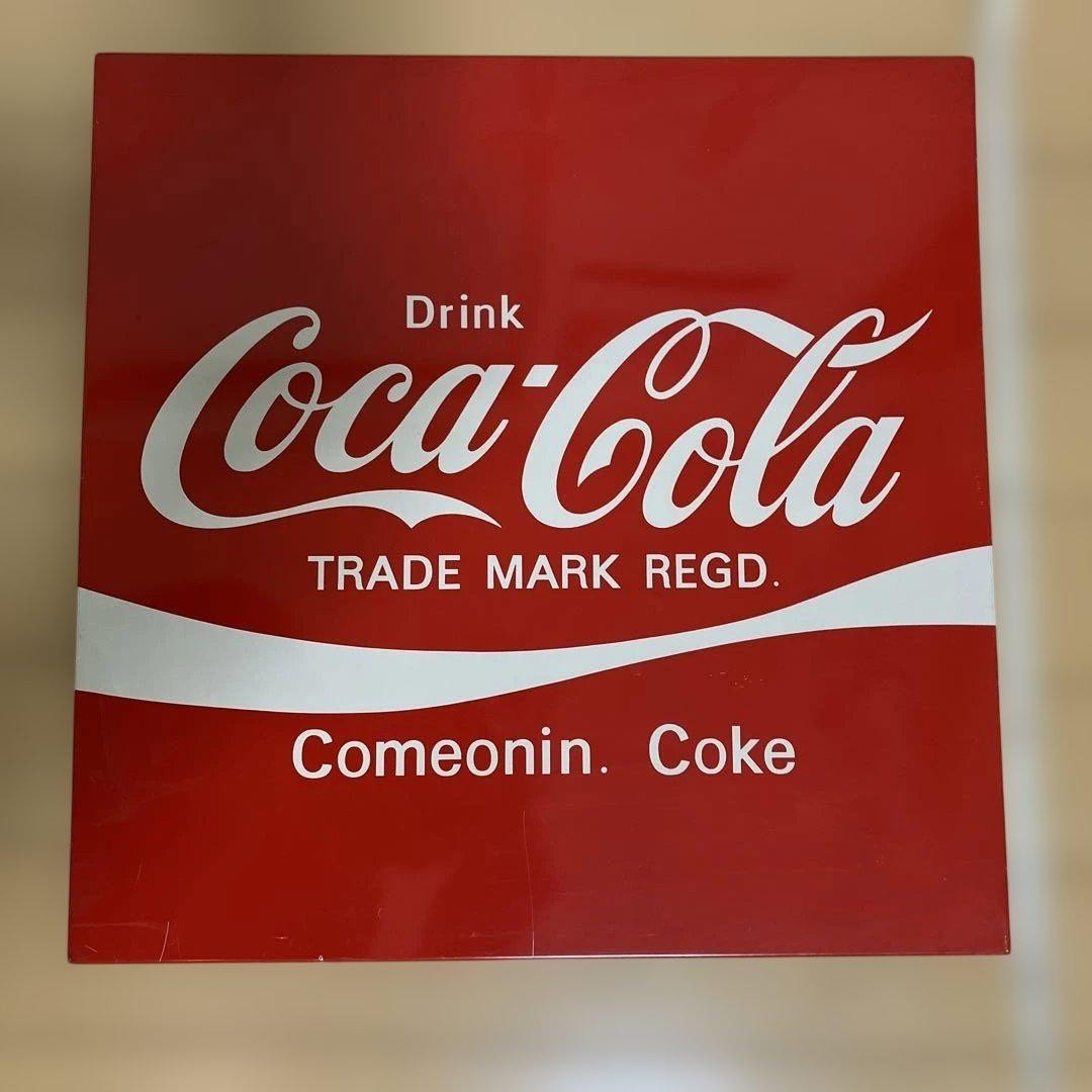 Vintage Novelty Coca-Cola Aluminum Sign
