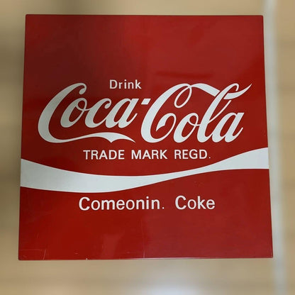 Vintage Novelty Coca-Cola Aluminum Sign