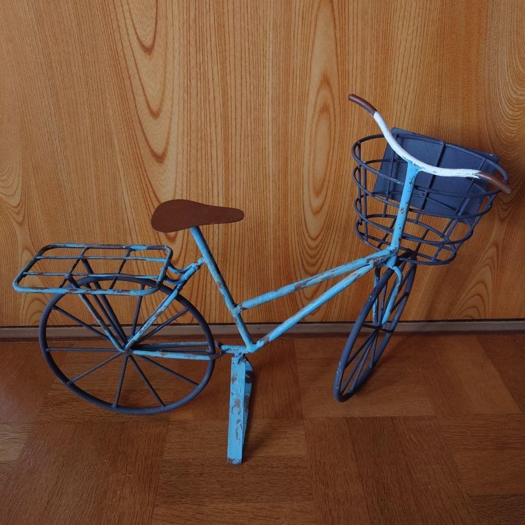Sciens Bike Bicycle-shaped ornament Tin bicycle-shaped ornament Flower pot