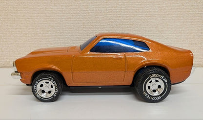 NAKADA Ford Maverick Tin Toy 0.6mm Iron Plate Vintage Miniature Cars Box Used