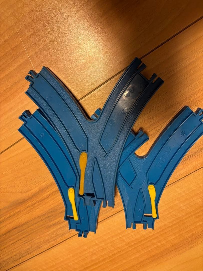 Tomy Thomas Plarail Rail Set Vintage Lot Blue Tracks 100 Pieces Complete