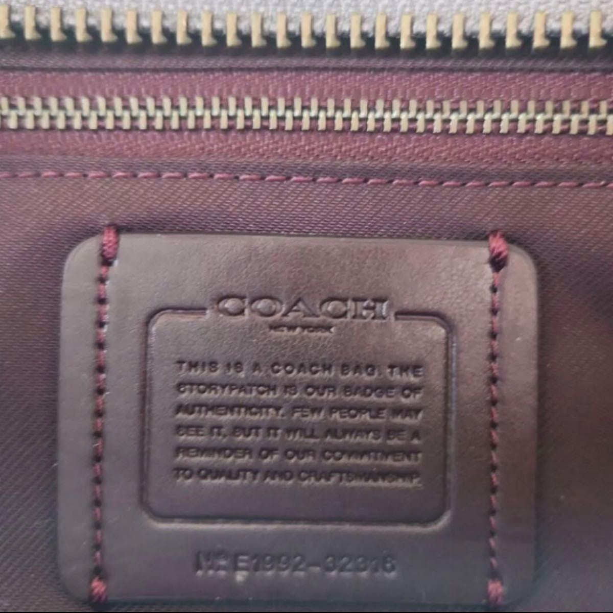 COACH Dreamer 32316 2Way Handbag Shoulder Bag Gray Suede Leather