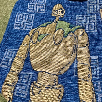 Ghibli Studio Castle In The Sky Laputa Robot Soldier Tote Bag