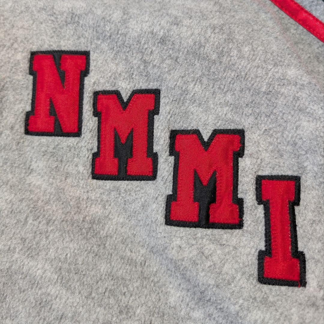 L Size Stadium Jacket Rare 90S Vintage Us Military School Nmmi Name Embroidery