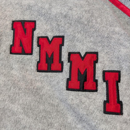 L Size Stadium Jacket Rare 90S Vintage Us Military School Nmmi Name Embroidery