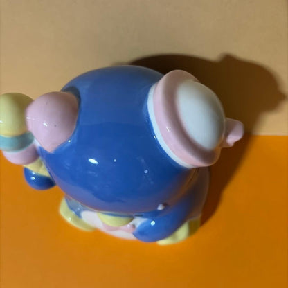 Sanrio Tuxedo Sam Penguin Ceramic Coin Bank Rare Vintage Japan Ice Cream Kawaii