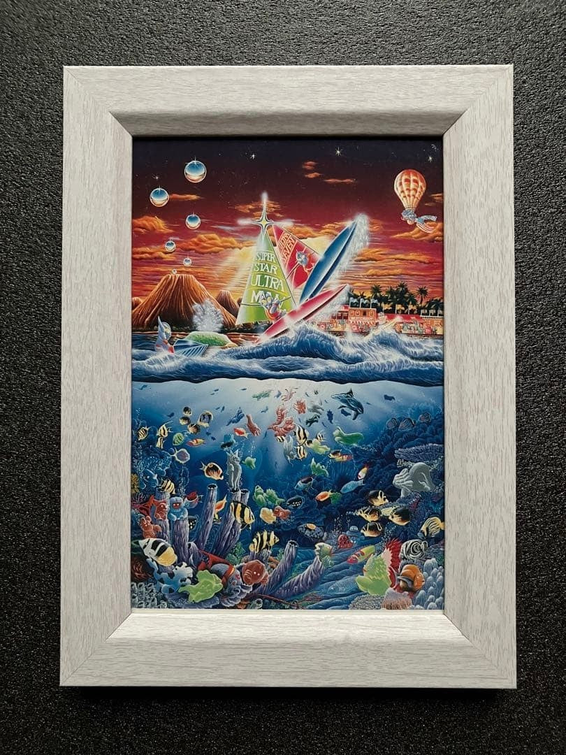 Framed Art - Mini - Ultraman - 25th Anniversary of Birth - Showa Retro
