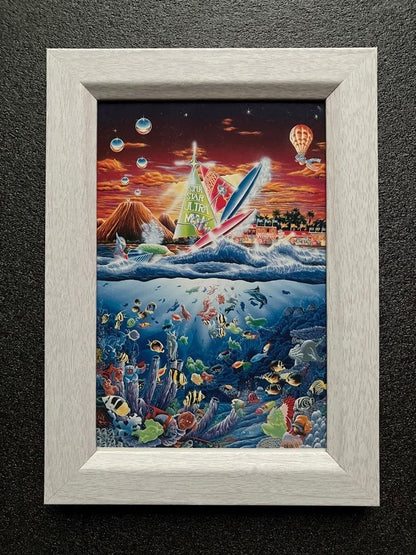 Framed Art - Mini - Ultraman - 25th Anniversary of Birth - Showa Retro