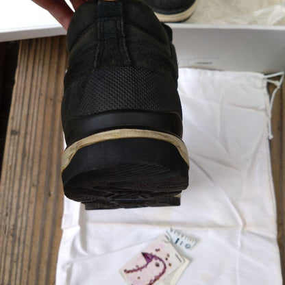 visvim SERRA HIKER Suede Lace Up Shoes Navy Size 8 VM0825148