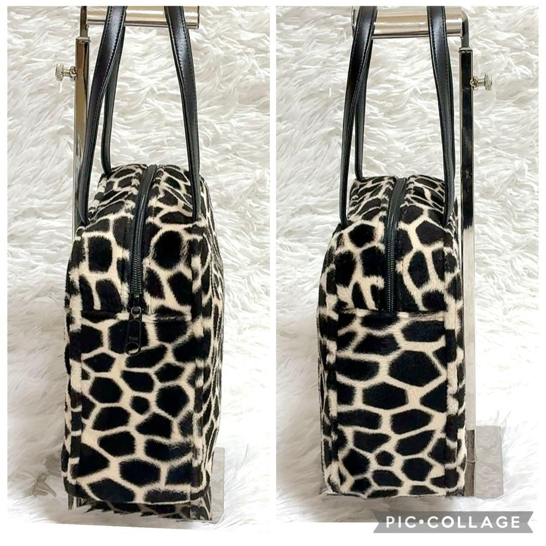 Kate Spade Handbag Leopard Giraffe Print Casual Women's Pre-Owned From Japan