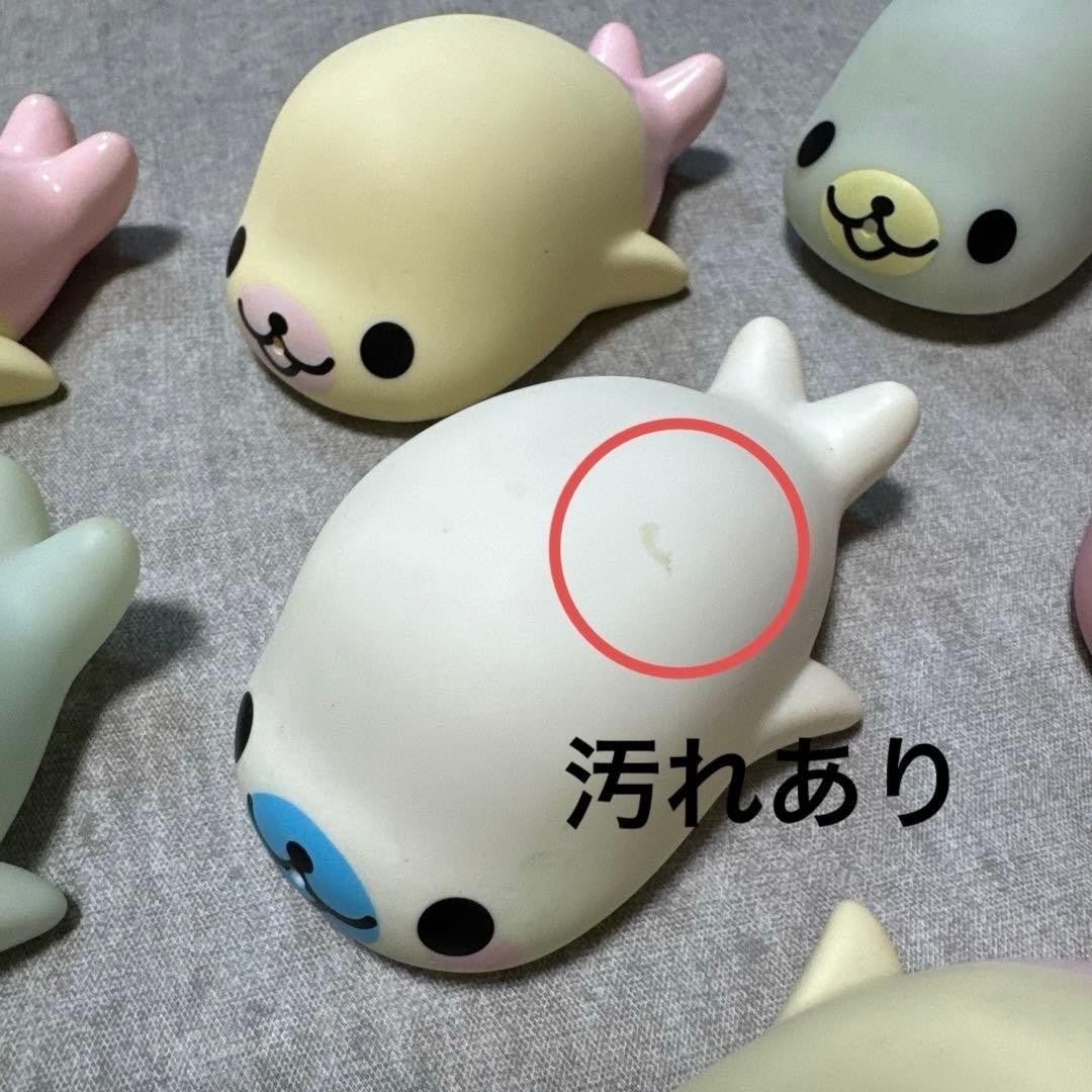 San-X Mamegoma Gyumutto Mascot Complete Set Japan Rare
