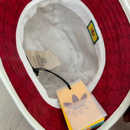 GUCCI × adidas Gucci Adidas Bucket Hat Red