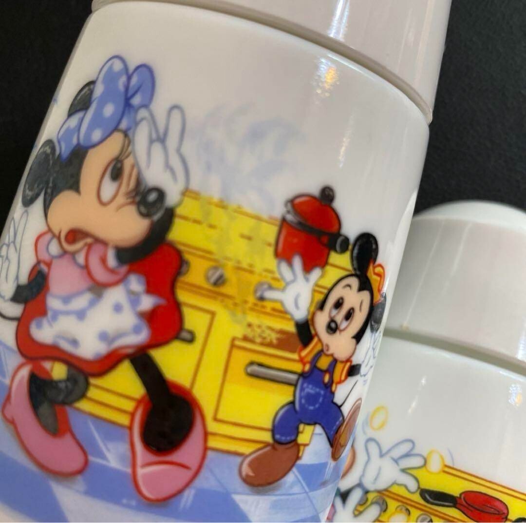 1990s Showa-era retro antique Disney Mickey Minnie soy sauce jug display