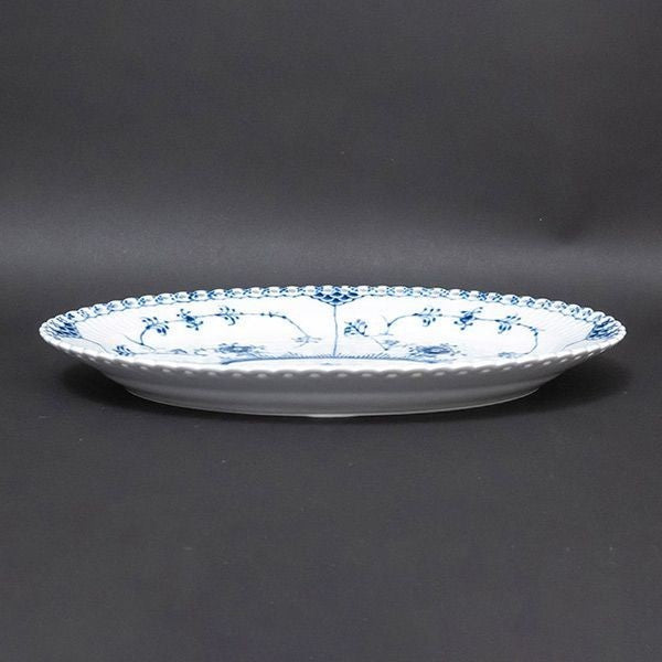 Royal Copenhagen Blue Fluted Full Lace 30cm Oval Plate
