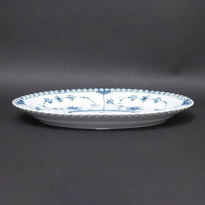 Royal Copenhagen Blue Fluted Full Lace 30cm Oval Plate