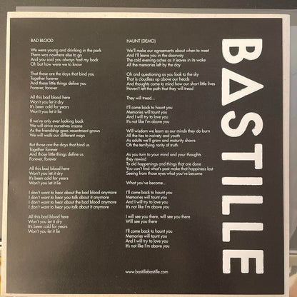 Bastille Badblood Record EP Alternative Virgin Records 2012 B.Haunt Used