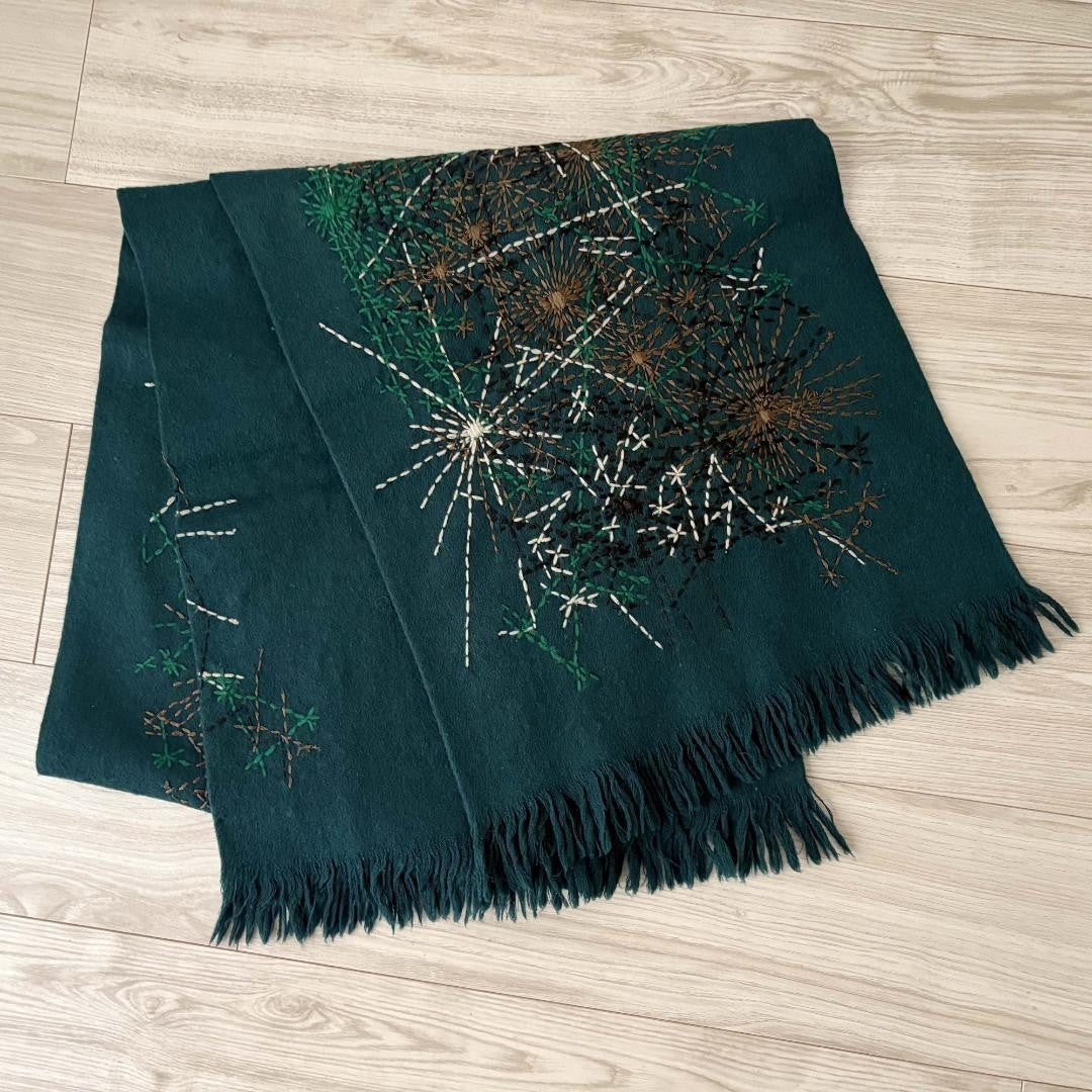 Dries Van Noten Women Accessory Stole Scarf Embroidery Limited Edition VHTF Popu