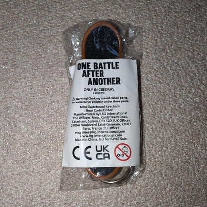 Prize: One Battle After Another Skateboard-shaped Keychain From Japan