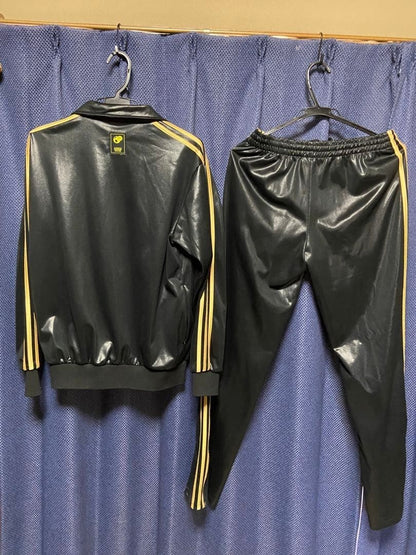 Adidas Chile62 Tracksuit Set Limited Edition Black Gold Stripe M Japan Rare