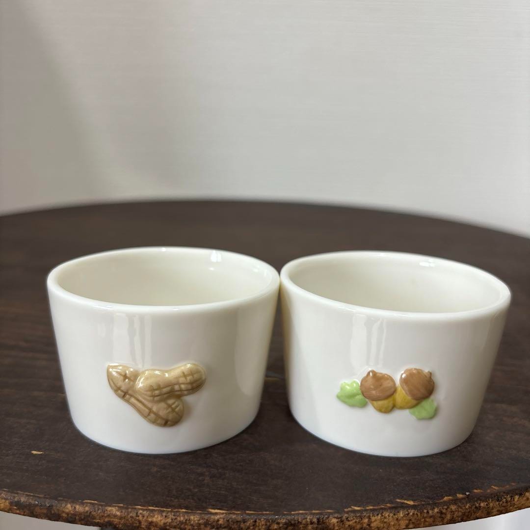 Disney Chip & Dale Ceramic Nut Cup Accessories Used