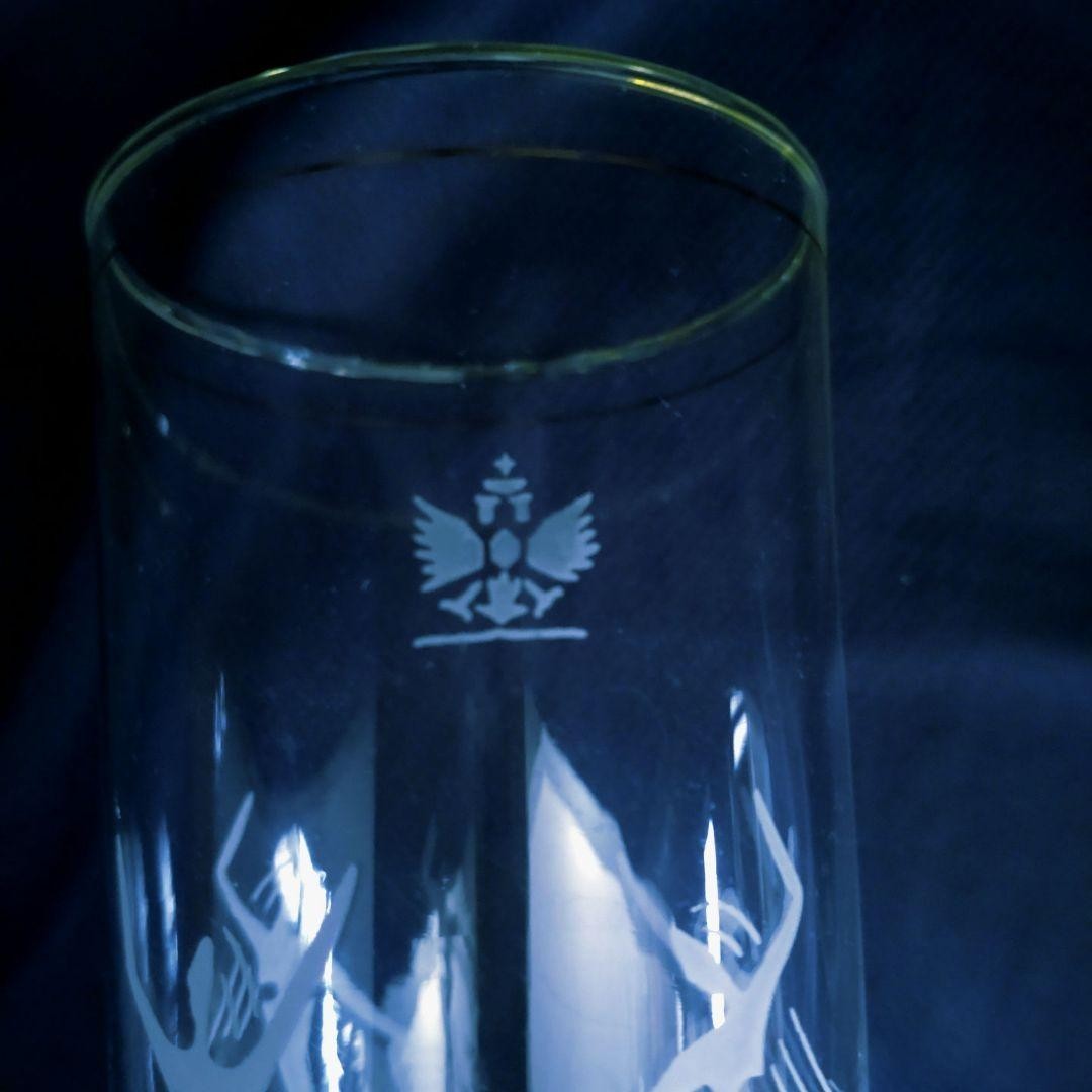 Showa Retro Morozov Brewery Rock Glass Tumbler Glass Novelty 4-Piece Set