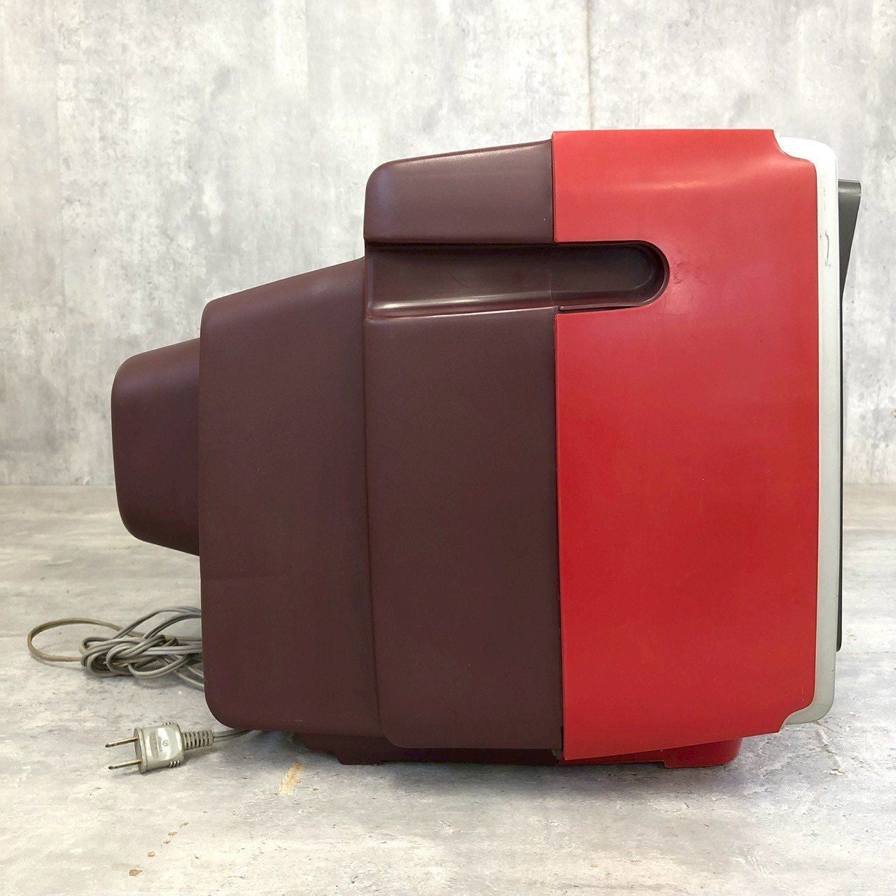 Toshiba CRT TV, Red, Vintage, Antique