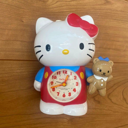 Sanrio Hello Kitty Retro Alarm Clock 1992 Vintage Collectible extremely rare
