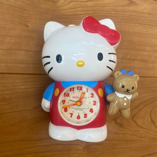 Sanrio Hello Kitty Retro Alarm Clock 1992 Vintage Collectible extremely rare