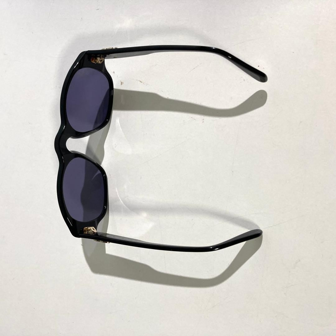 Chanel 04152 94305 Coco Mark Black Sunglasses W/orange Case cloth Used Japan