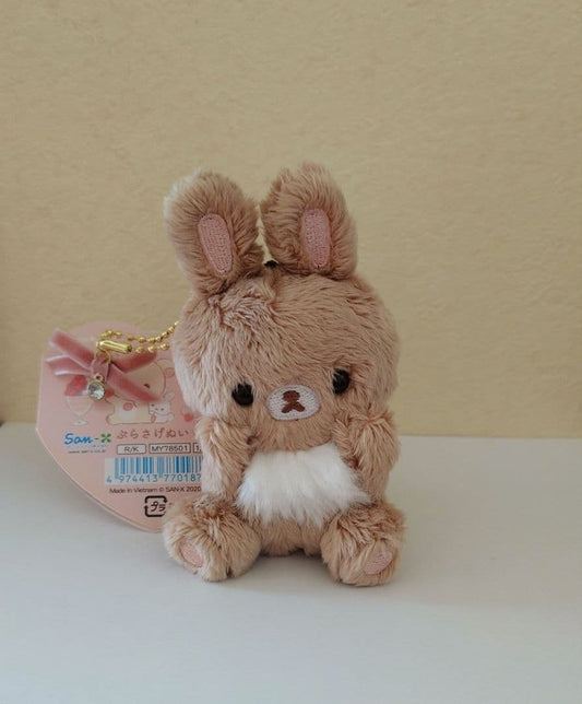 Rilakkuma Korilakkuma Cocoa Rabbit Hanging Plush Brand new with tags Plush Toy