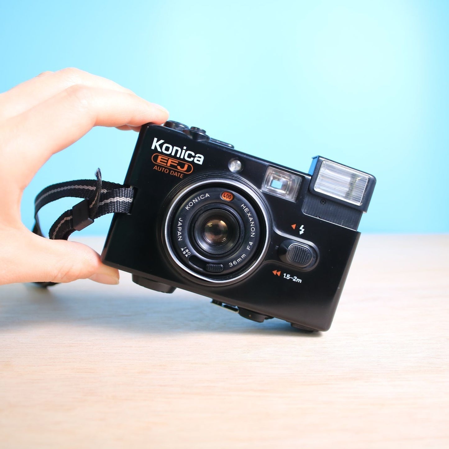 Excellent condition EFJ Konica Piccalli Journey film camera with 35mm film
