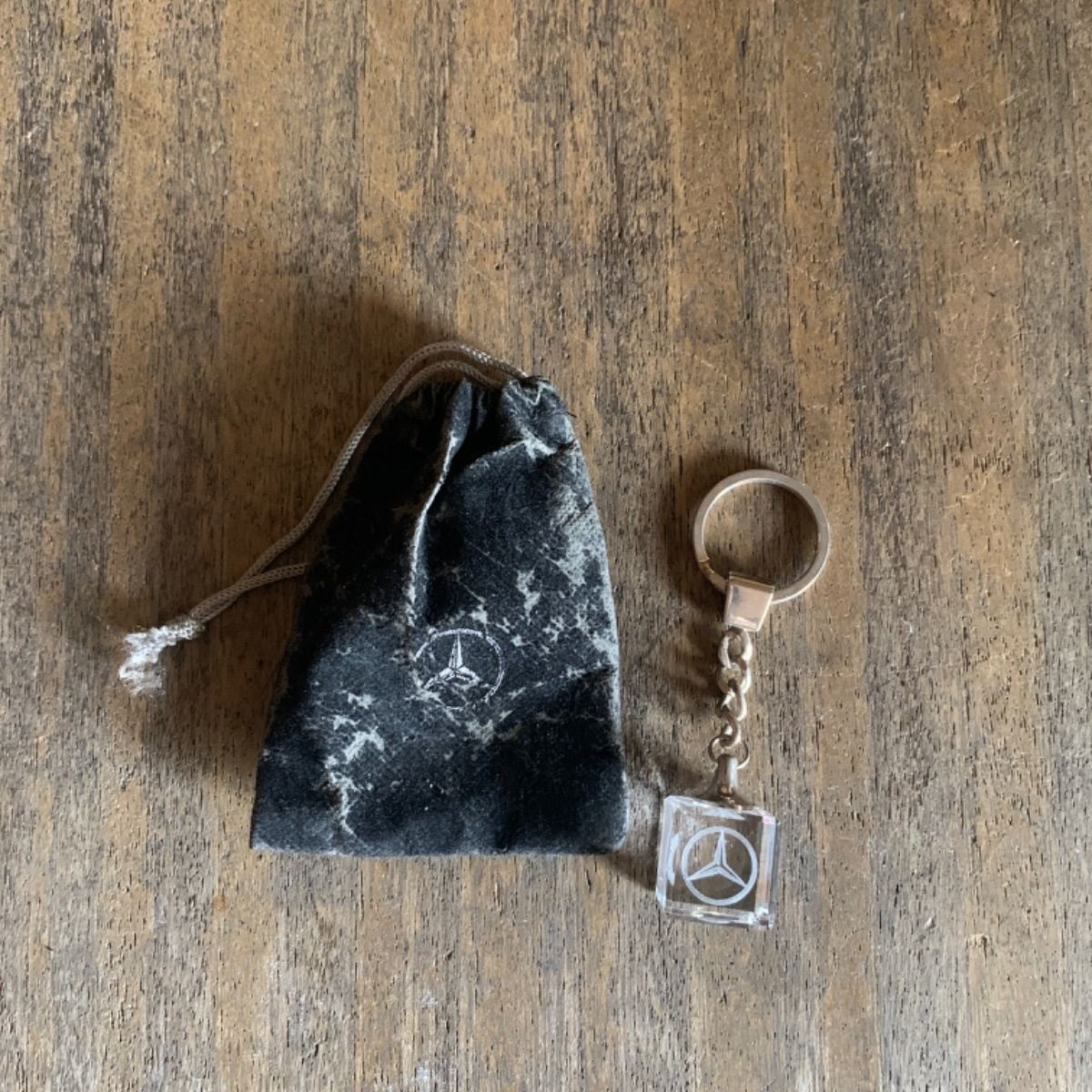 Rare Mercedes Benz Crystal Keychain