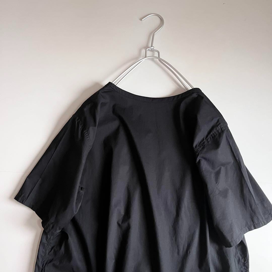 USED VINTAGE ISSEY MIYAKE HAI WIDE PULLOVER BLOUSE. GOOD