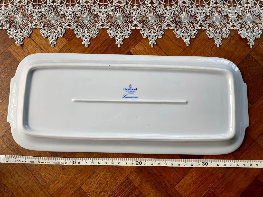 Rare Haviland Limoges Louveciennes Cake Plate Platter Vintage France Used Ex+