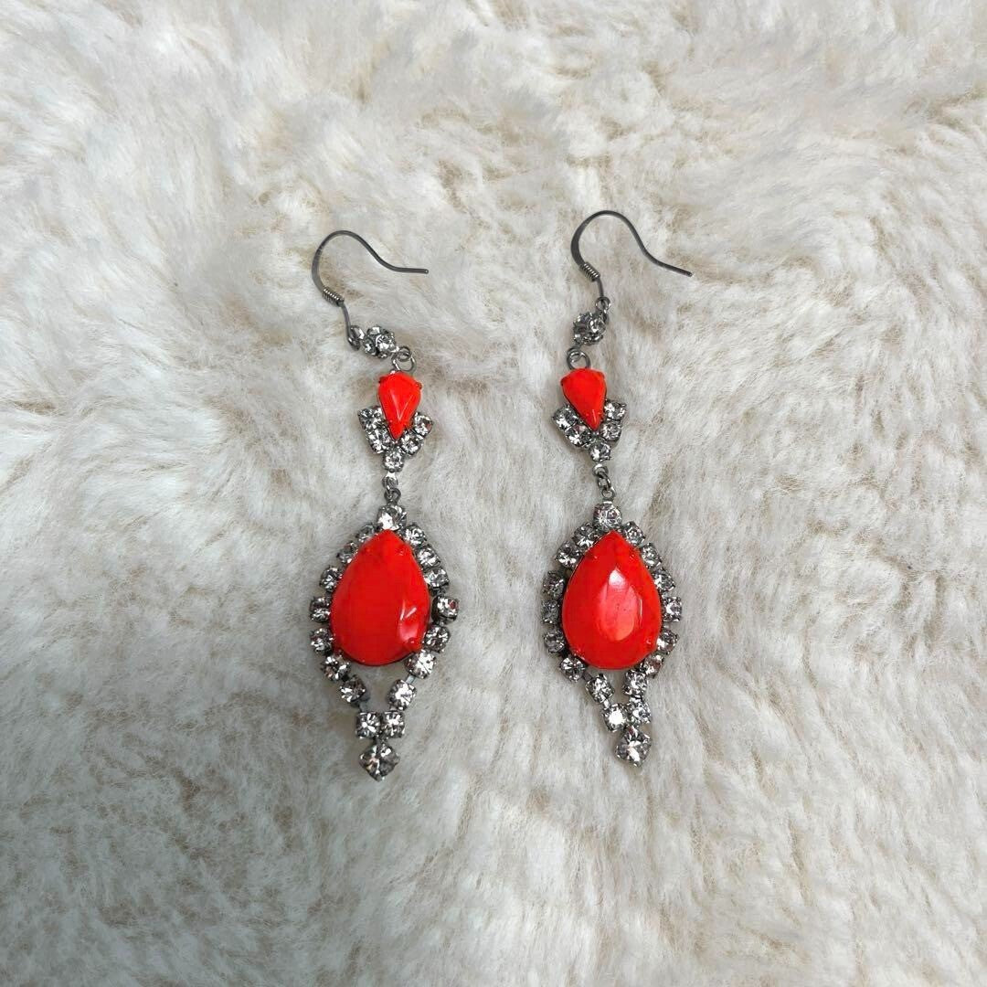 TOM BINNS Earrings Orange
