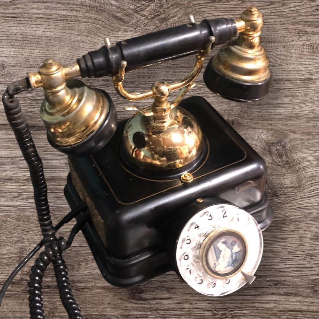 Showa Retro Antique Margaret Phone DK-601 Kanda Tsushin Kogyo Co., Ltd.