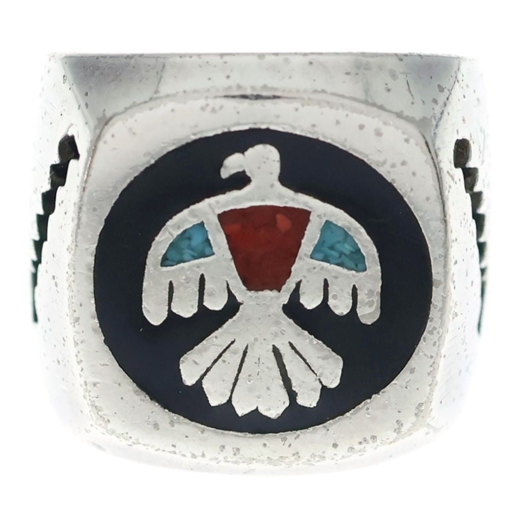 Indian Jewelry G&S Gordon & Smith Thunderbird Ring Silver