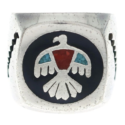 Indian Jewelry G&S Gordon & Smith Thunderbird Ring Silver
