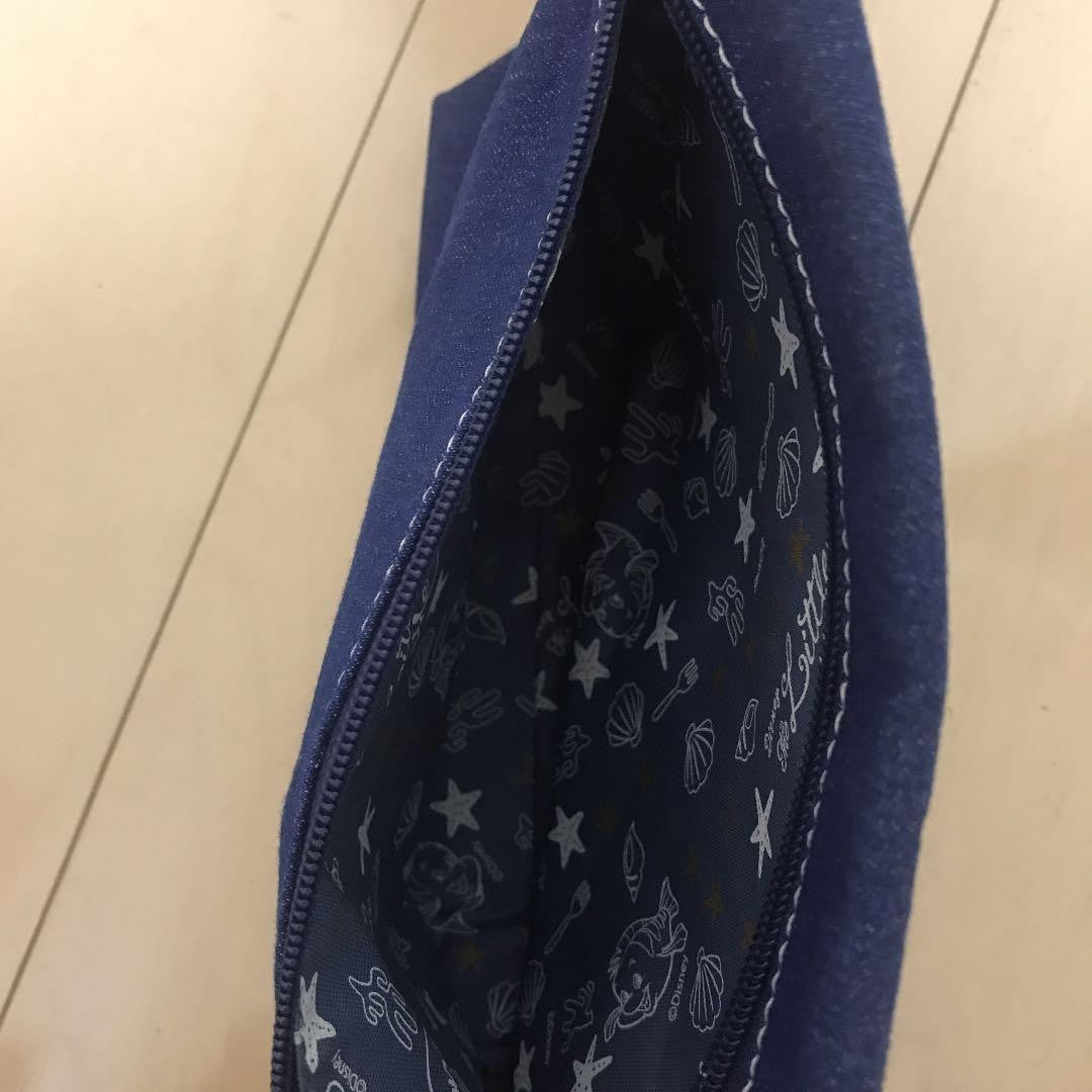 Disney Samantha Thavasa Little Mermaid Handbag Tote Bag & Pouch Excellent JAPAN