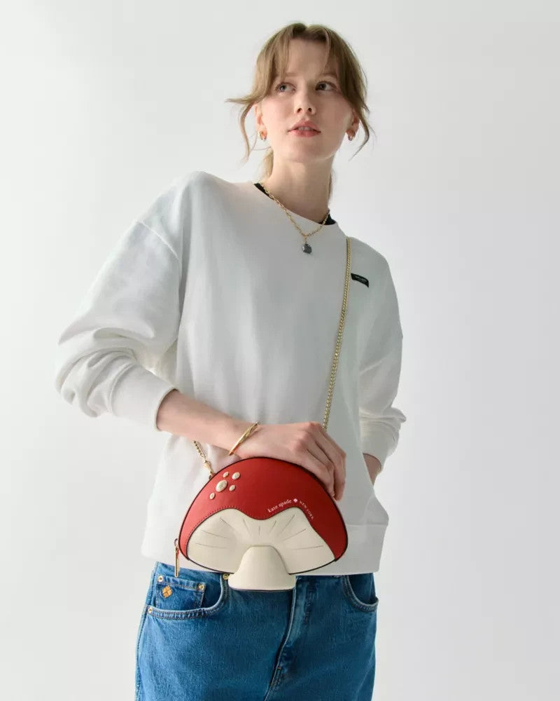 Kate Spade Take a Hike 3D Mushroom Crossbody Bag