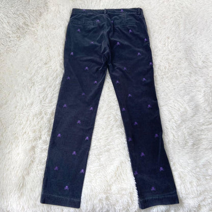 Ralph Lauren Rugby Corduroy Skull Embroidery Chino Pants 34