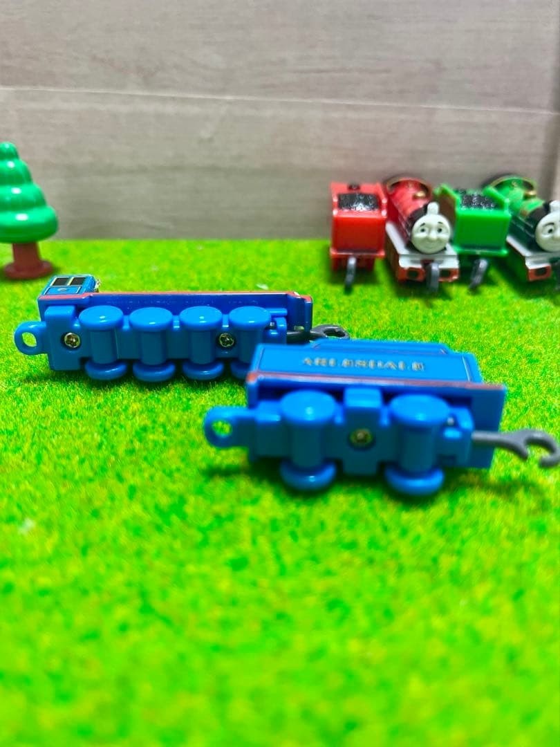 Tomy Capsule Plarail Mike Bart Rex Train Capsule Vehicle Toy Used Rare