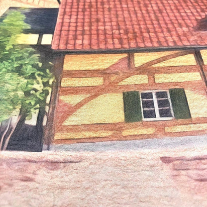 Ghibli Art: "Guchoki Bakery" from Kiki's Delivery Service, 33cm x 24cm