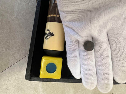 Billiard Cue Stick With Paul Huebler Vintage Case