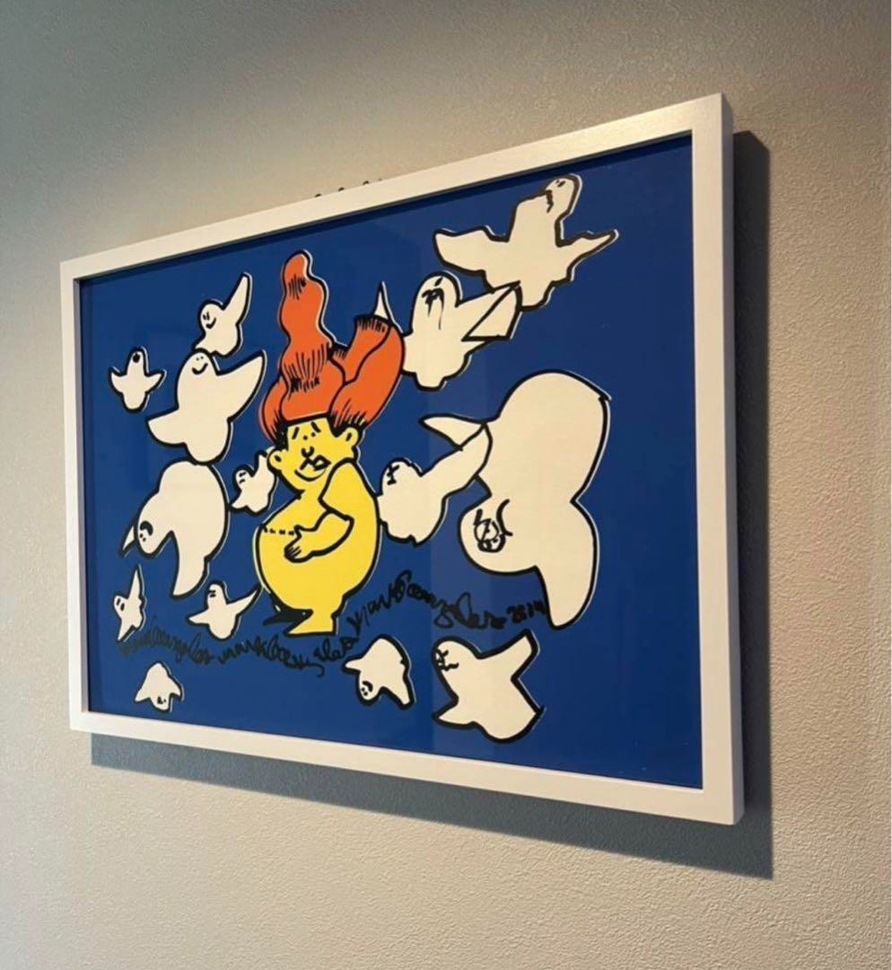 mark gonzales print supreme kaws edition 40 silkscreen