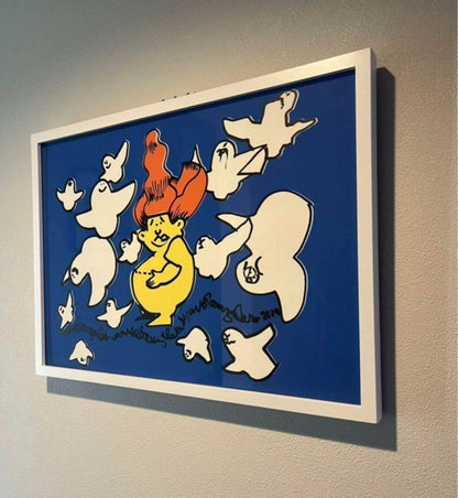 mark gonzales print supreme kaws edition 40 silkscreen
