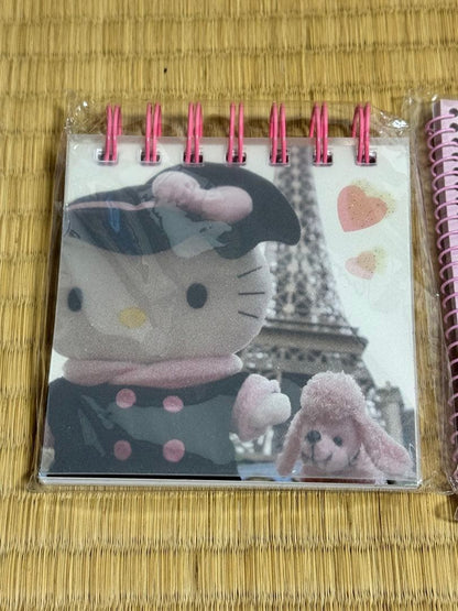 Hello Kitty Momoberry Memo Pad Set Block Memo Ring Notebook Unused