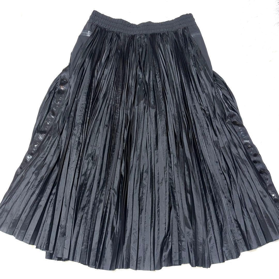 sacai NIKE collaboration pleated skirt black size XL From Japan